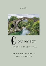 O Danny Boy SA choral sheet music cover